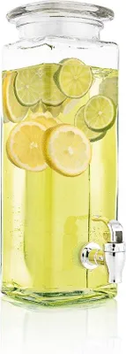 Produktbild von Famanu Getränkespender mit Tapkran - Retro Design, 2,5 Liter