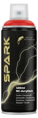 Produktbild von SPARK Sprühdose 400ml – Matte Sprühfarbe - Signalrot