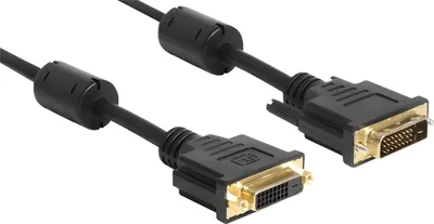 Image de DELOCK Câble DVI DVI(24+1) -> DVI(24+1) St/Bu 1.00m Or