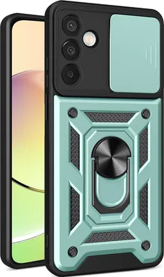 Produktbild von Hülle für Samsung Galaxy A36 Magnetische Ring Ständer Halter Dia Kameraschutz TPU Bumper Silikon Schutzhülle Grün