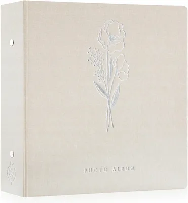 Zdjęcie produktu dla ALBUM FOTOGRAFICZNY NA ZDJĘCIA LNIANY 600 KIESZENI 11,5 x 15 cm BEŻOWY XL