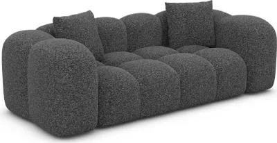 Produktbild von Bouclé 2-Sitzer Couch Valora Graphit