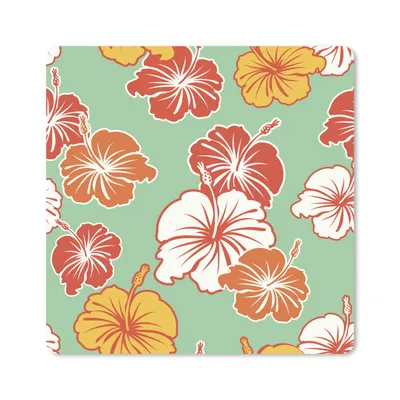 Produktbild von MuchoWow® Mauspad Mousepad Eine Illustration mit Blumenmuster 30x30 cm - Mousepads - Maus Mat - Pad - Mausunterlage - Gaming