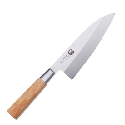 Obrázek produktu pro Suncraft Mu bambusový kuchyňský nůž deba 165mm MU09