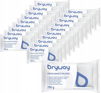 Obrázek produktu pro Odvlhčovací granulát pro odvlhčovače vzduchu v místnostech, 20 kusů ve fleecovém sáčku 250g