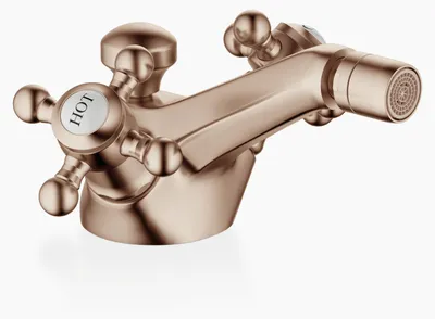 Produktbild von Dornbracht MADISON Bidet-Einlochbatterie mit Ablaufgarnitur, Ausladung 125mm, 24510360-42