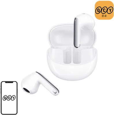 Produktbild von TWS QCY AilyBuds Pro+ HT10 Pro Kopfhörer, ANC (weiß)