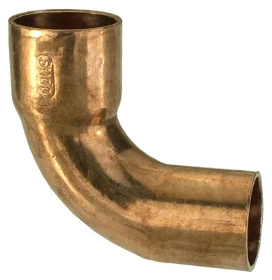 Produktbild von Cornat Kupfer Lötfitting 90 Grad Ø 18 mm mit 1 Muffe für Innen- und Außenbereich