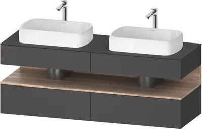 Produktbild von DURAVIT QA4779055490000 QTG KWTU WH Ek. 1600x550x600 Gt Mt.