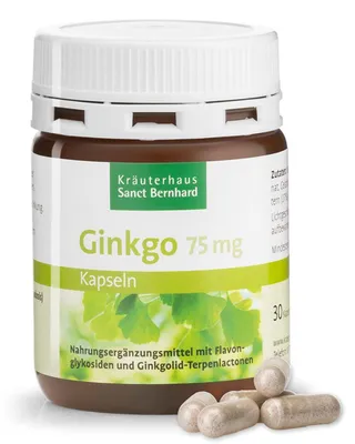 Produktbild von Sanct Bernhard Ginkgo 75 mg- 30 Kapseln