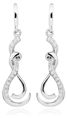 Produktbild von Elegant earrings with zircons SC430