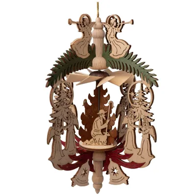 Produktbild von Kreißl Hängepyramide Weihnachten 15 cm, Modell:Christi Geburt