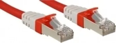 Produktbild von UTP starres Netzwerkkabel der Kategorie 6 LINDY 45386 Rot 2 m