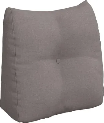 Immagine prodotto di vidaXL Cuscino schienale taupe 45 x 24 x 50 cm in tessuto