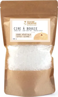 Produktbild von Graine Creative Kerzenwachs pflanzlich Frost 400 gr DIY kreativ