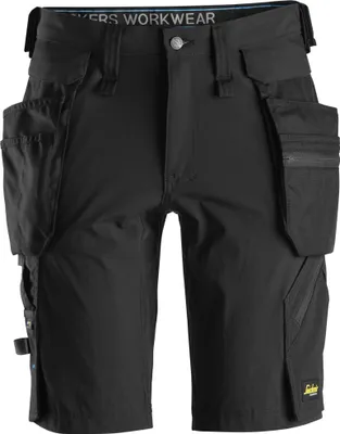 Produktbild von Snickers LiteWork Arbeitsshorts abnehmbare Holstertaschen Schwarz-46