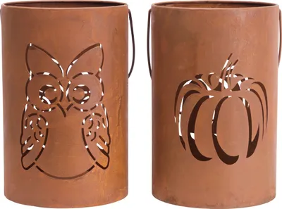 Produktbild von TrendLine Windlicht Metall 23 cm Rostoptik