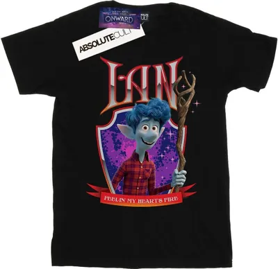 Produktbild von Disney - "Onward Ian's Fire" T-Shirt für Damen BI42430 (XXL) (Schwarz)