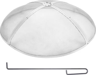 Obrázok produktu pre VEVOR lapač iskier pre krbové misy Ø 1016 mm Krbový rošt Ochranný kryt proti iskrám z nehrdzavejúcej ocele 2 mm otvory pre sieťku Krbová misa Ochranný kryt proti iskrám Ideálne pre krby Krbové misy a krby