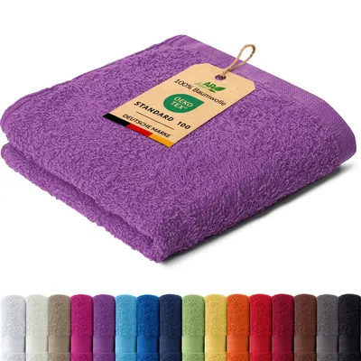 Produktbild von AR Line ARIZONA Handtuch-Serie – 500 g/m² Frottier in 9 Größen verfügbar, Größe: Seiftuch 30x30 cm, Farbe: Orchidee