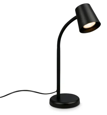 Zdjęcie produktu dla Briloner Leuchten SKRIVA lampa stołowa 1x GU10 ściemnialna metalowa czarna