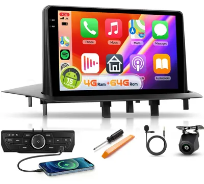 Productafbeelding van Carplay Autoradio 4+64G voor 2009-2014, 9 inch Android met Bluetooth en GPS