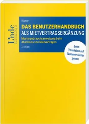 Produktbild von Das Benutzerhandbuch als Mietvertragsergänzung