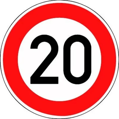 Produktbild von VKZ.274-10 Ronde 600mm 10 km/h RAL-Gütezeichen Folie RA1