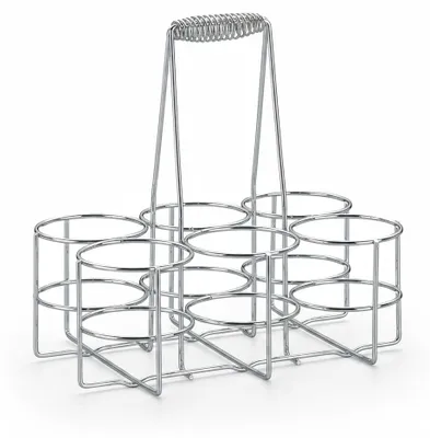 Produktbild von InAndOutdoorMatch - Flaschenträger - 6 Flaschen - Verchromtes Metall