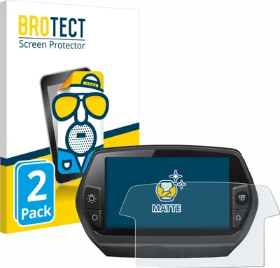 Produktbild von 2x BROTECT Schutzfolie für Bosch Nyon 2014 Displayschutz Displayschutzfolie Folie Matt Entspiegelungsfolie