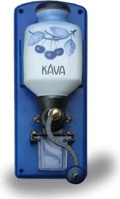 Produktbild von Kaffeemühle, tschechisches Porzellan, blaue Kirschen, Thun, 34 cm