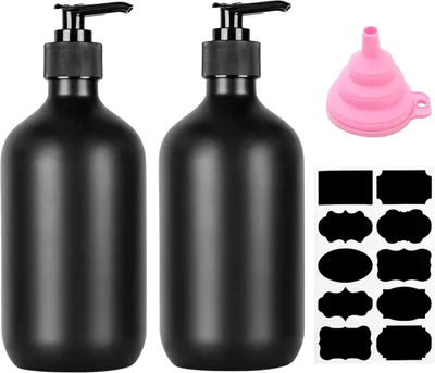 Productafbeelding van Zeepdispenser, set van 2, 500 ml, navulbaar, geschikt voor keuken en badkamer
