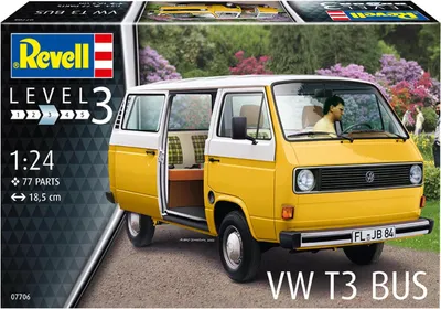 Produktbild von Plastic ModelKit auto 07706 - VW T3 Bus (1:24)