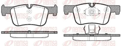 Produktbild von REMSA Bremsbeläge Satz Vorne Bremsklötze für BMW 1 Schrägheck (F20) 1478.00