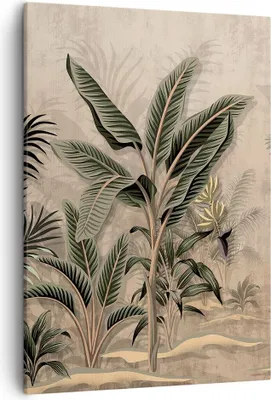Produktbild von Bild auf Leinwand - Leinwandbild - Einteilig - Wald Blatt Baum - 50x70cm - Wand Bild - Wanddeko - Wandbilder - Leinwanddruck - Kunstdruck - Wanddekoration - Leinwand bilder - Wandbild - PA50x70-5101