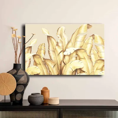 Image de Wallity, 4570GSC-022, Peinture décorative sur toile, Multicolore, 100 % TOILE, 45 x 70 cm