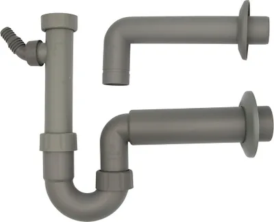 Produktbild von PP-Spülensiphon 11/2" Greta mit einem WS-Anschluss aus 100 % Recyclingmaterial