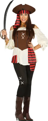 Produktbild von Piraten Kostüm für Damen , Größe:XL