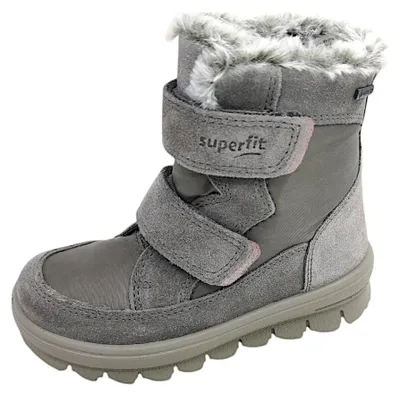 Imagen del producto de Superfit: Botas de invierno para niñas, color gris, ideales para uso diario