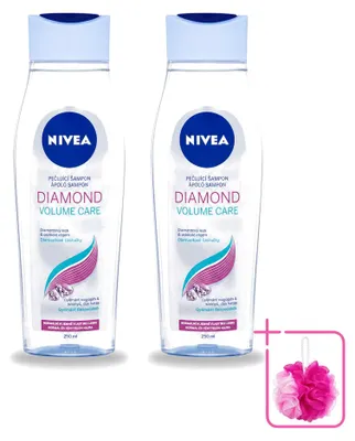 Produktbild von 2 x NIVEA Diamond Volume Care Shampoo - 250 ml - Sparpackung - 2 Stücke