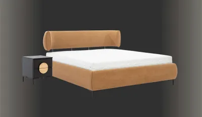 Immagine prodotto di Comodino grigio Camera da letto Tavolo elegante Tavolino in legno Mobili laterali