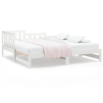 Obrázek produktu pro Výsuvná postel bílá 2x (90 x 190) cm masivní borovice