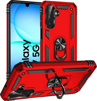 Image de Armor Shield Housse pour Samsung Galaxy A17 5G Housse Ultra Hybrid Case Housse pour téléphone portable, rouge