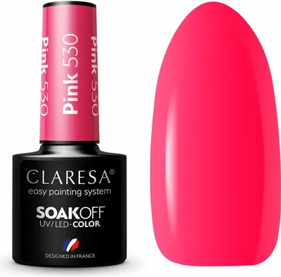 Obrázek produktu pro CLARESA Hybridní gel lak na nehty PINK 530 -5g