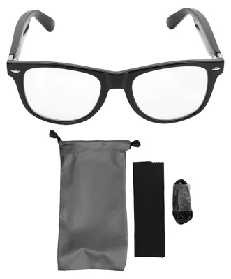 Zdjęcie produktu dla Inteligentne okulary BT, wielofunkcyjne, otwarte ucho, czysty dźwięk, okulary do rozmów telefonicznych podczas jazdy samochodem, wędkowania, słuchania muzyki, czarne, przezroczyste