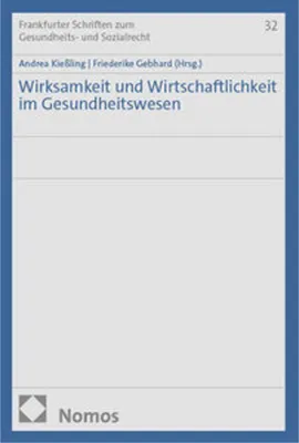 Obrázek produktu pro Wirksamkeit und Wirtschaftlichkeit im Gesundheitswesen