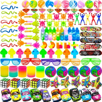 Immagine prodotto di Omgoods - Set di 120 pezzi di giocattoli per bambini, ideale per feste