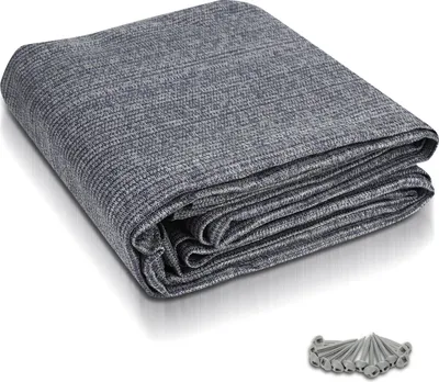 Obrázok produktu pre Podložka do stanu Peviasot, podložka pod predsieň, vyrobená z HDPE, 240 g/m², 200 x 200 cm, modro-šedá, 1 podložka s 13 kolíkov, UV stabilná a dvojstranná
