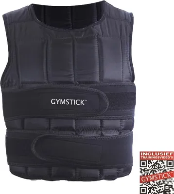 Produktbild von Gymstick Gewichtsweste verstellbar 1–20 kg mit Online-Trainingsvideos