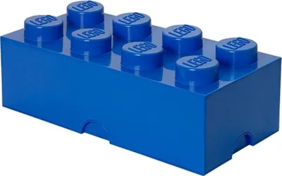 Immagine prodotto di LEGO 40041731 Mattone di stoccaggio LEGO Mattone di stoccaggio 8, 12 litri, blu